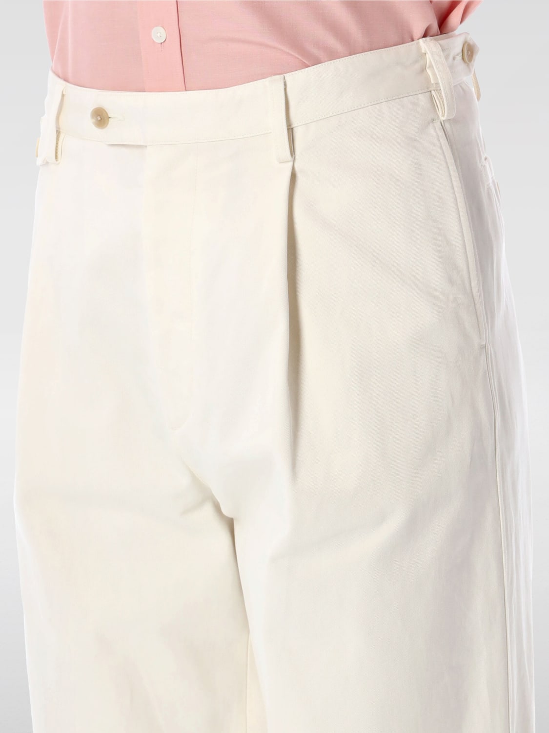 AURALEE TROUSERS: Trousers men Auralee, White - Img 3