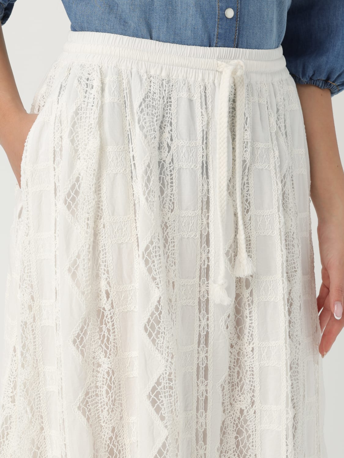 スカート PINKO Woman Skirt White 104905A2G9 Z05 PINKO: Skirt woman - White | Pinko skirt 104905A2G9 online