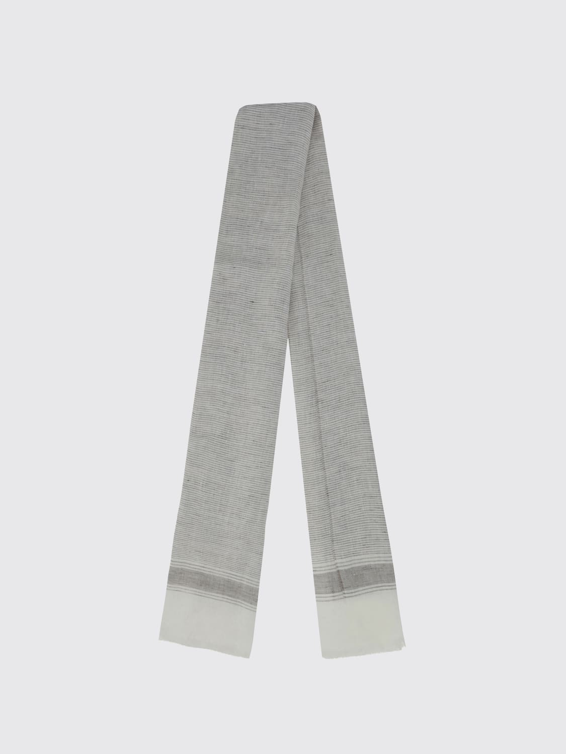BRUNELLO CUCINELLI SCARF: Scarf men Brunello Cucinelli, Smoke Grey - Img 2