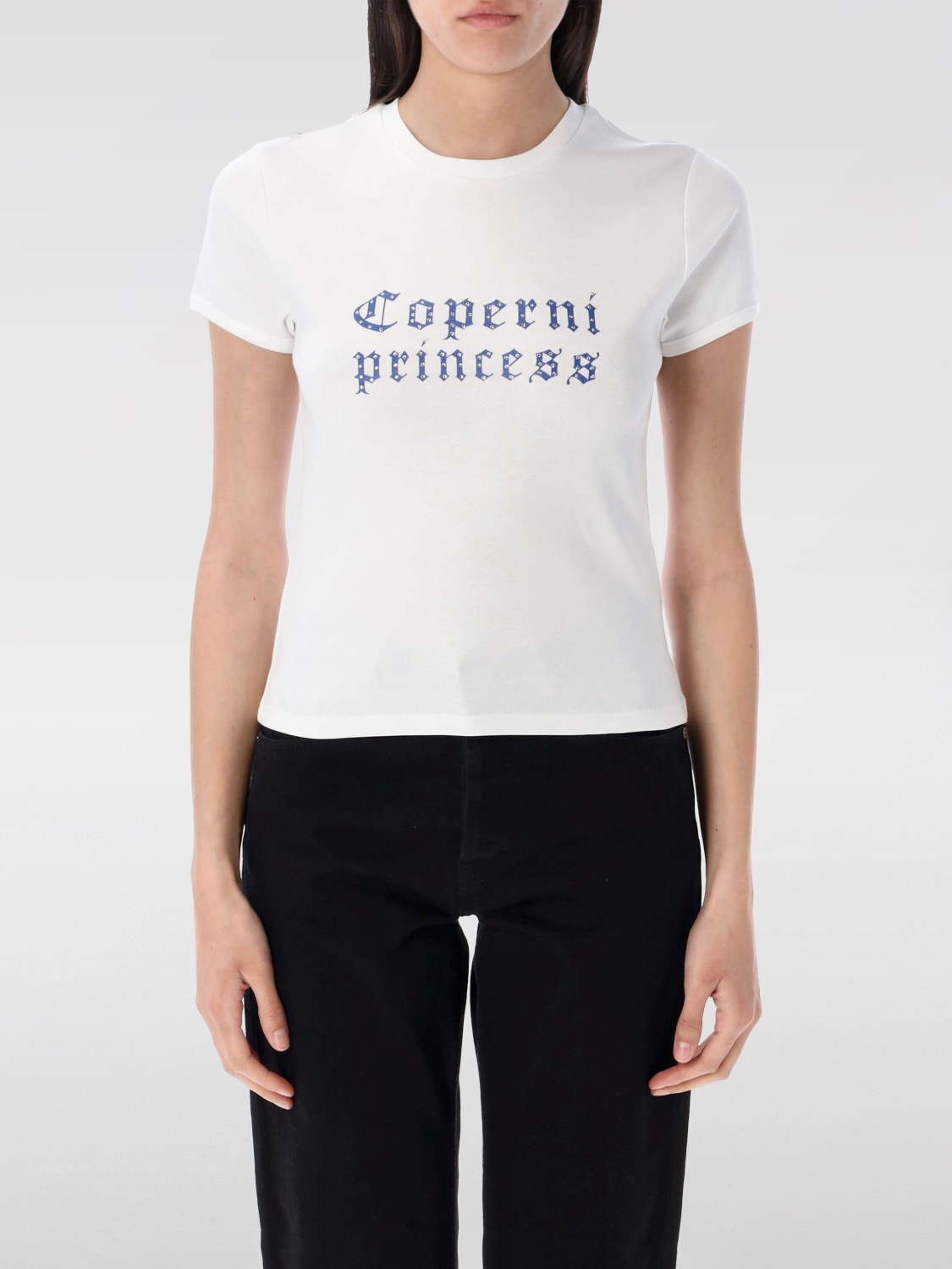 Tシャツ・カットソー COPERNI Woman T-Shirt White DJS07CRF5017 WHT COPERNI: T-shirt woman - White | Coperni t-shirt