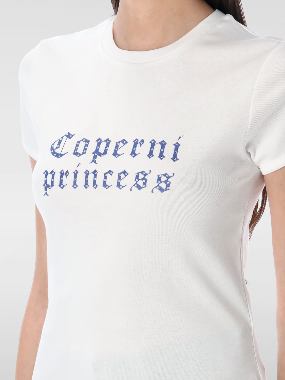 Tシャツ・カットソー COPERNI Woman T-Shirt White DJS07CRF5017 WHT COPERNI: T-shirt woman - White | Coperni t-shirt