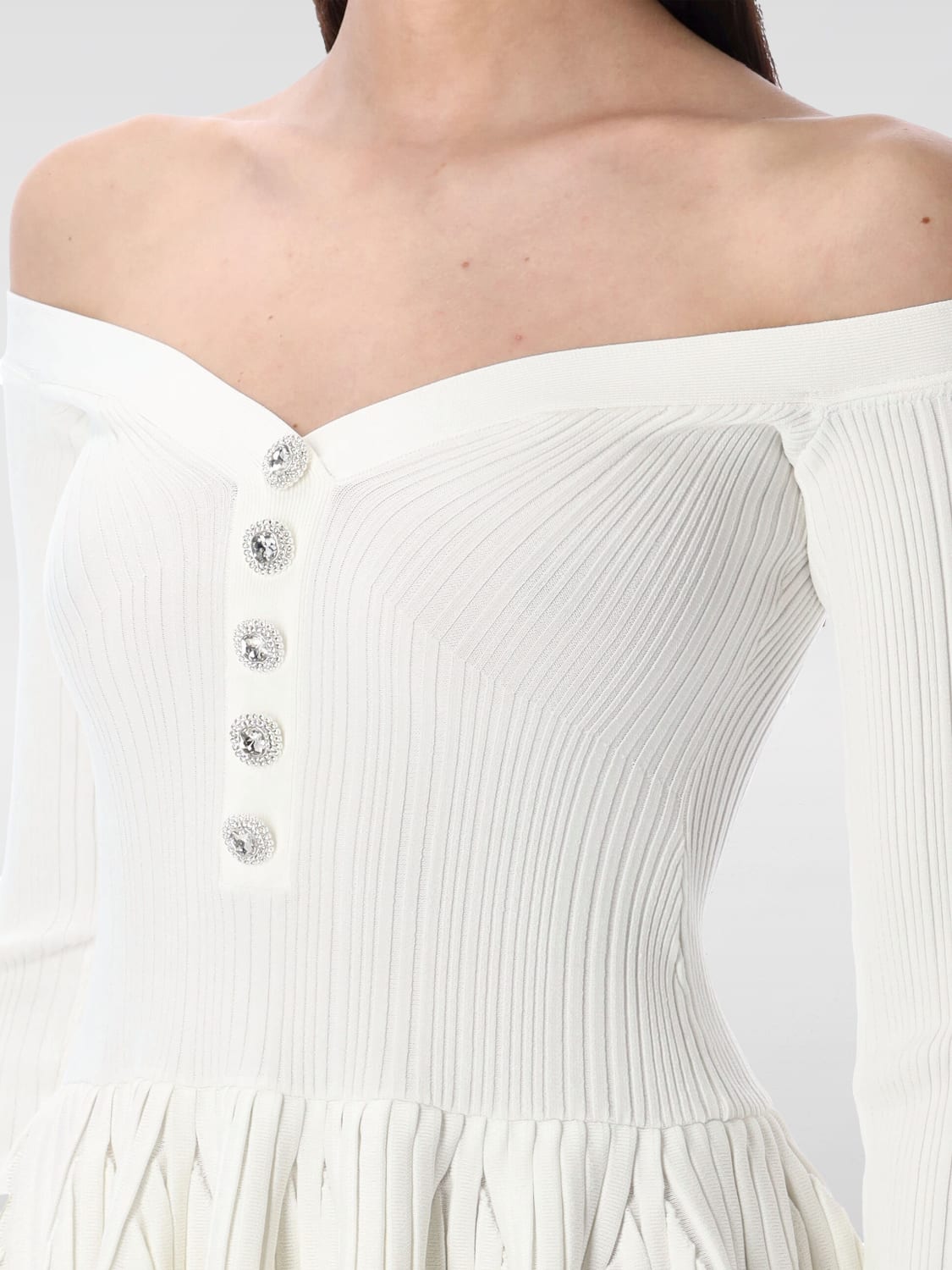 ワンピース SELF-PORTRAIT Woman Dress White 015SW WHITE SELF-PORTRAIT: Dress woman - White | Self-Portrait dress