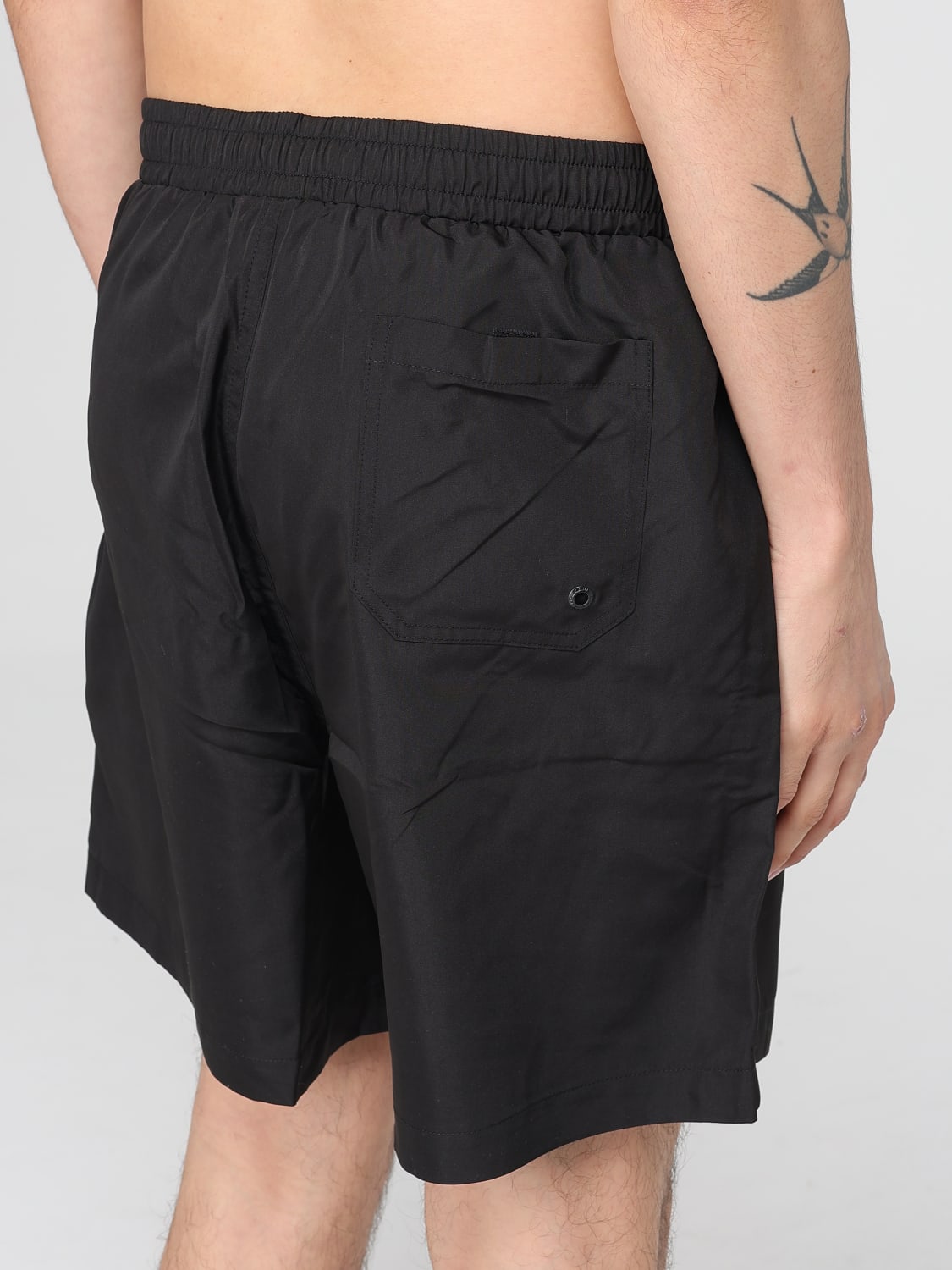 KARL LAGERFELD 수영복: 수영복 남성 Karl Lagerfeld, 블랙 - Img 3