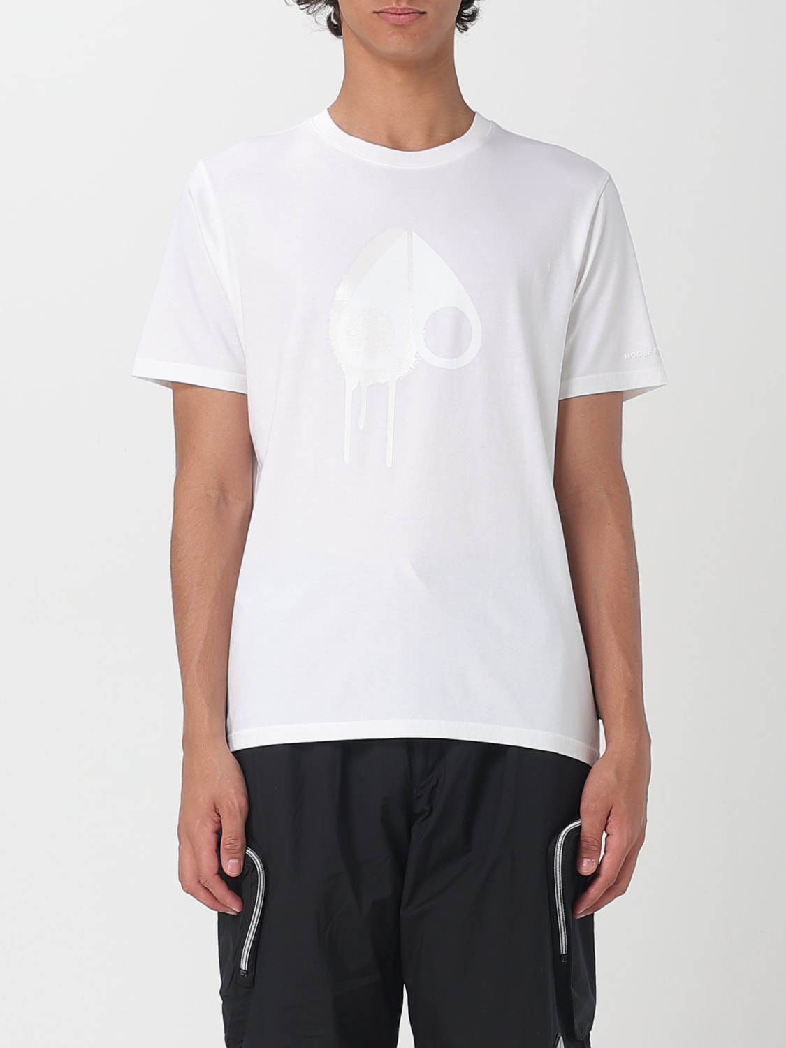 MOOSE KNUCKLES T恤: T恤 男士 Moose Knuckles, 奶白色 - Img 1