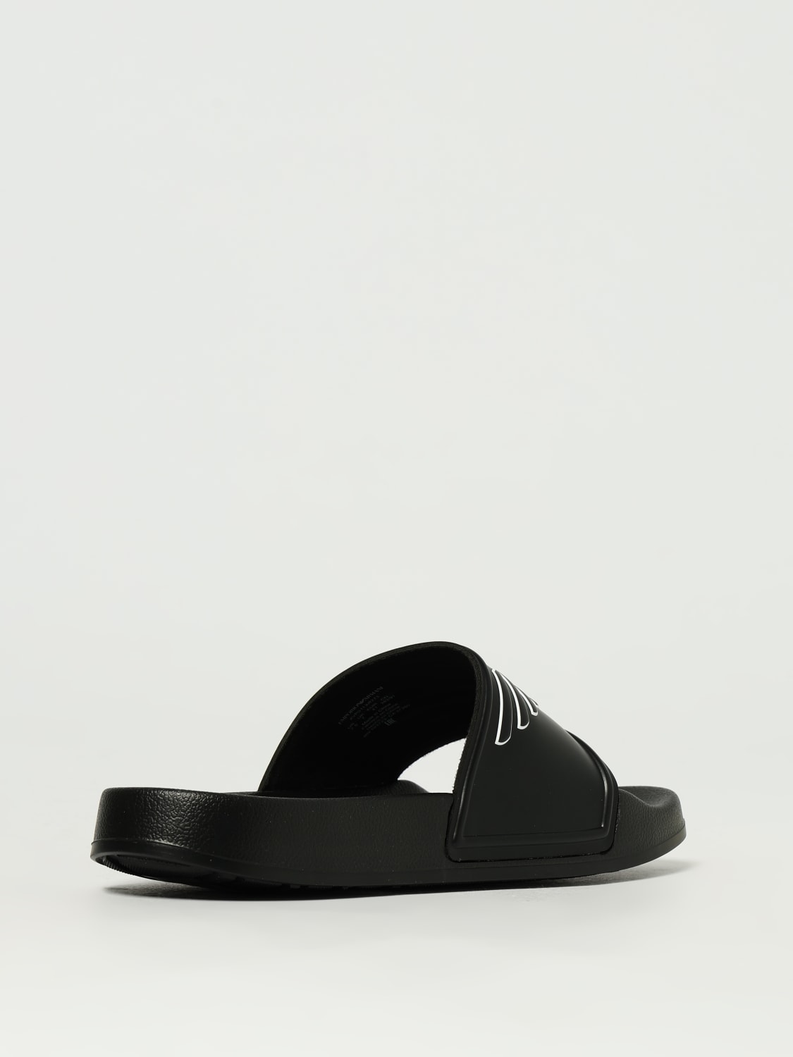 EMPORIO ARMANI: Sandals men - Black | Emporio Armani sandals