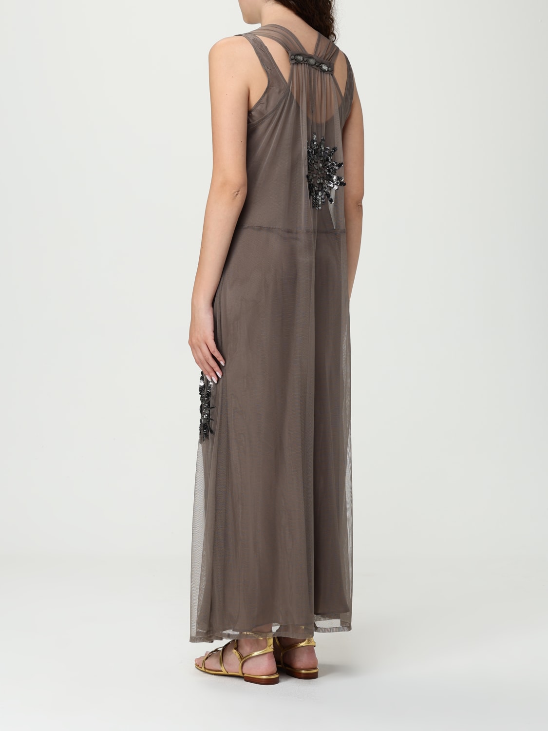 ワンピース MALIPARMI Woman Dress Grey JF666950638 12007 MALIPARMI: Dress woman - Grey | Maliparmi dress JF666950638