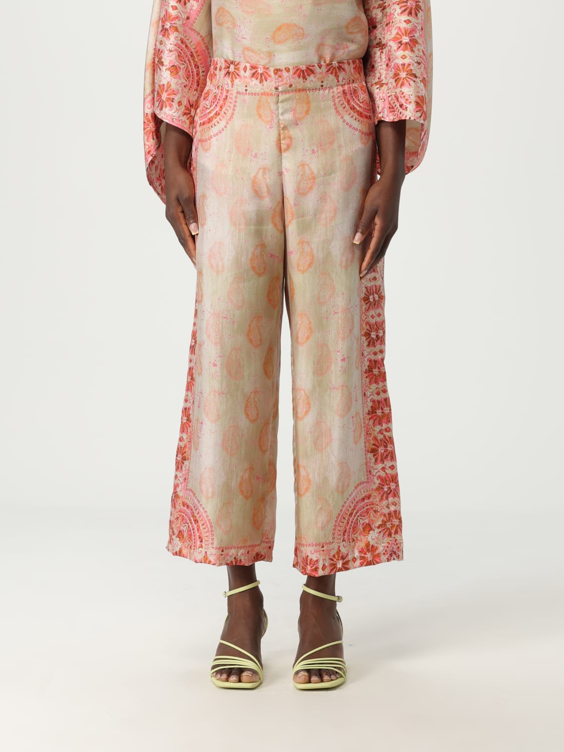 パンツ MALIPARMI Woman Pants Beige JH720031029 B1290 MALIPARMI: Pants woman - Beige | Maliparmi pants JH720031029