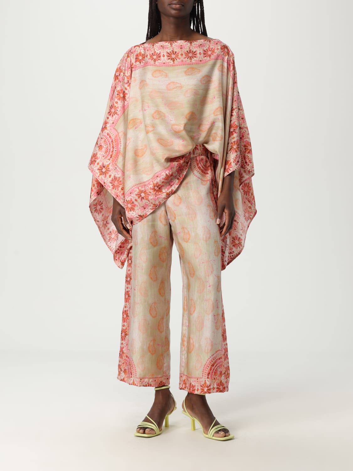パンツ MALIPARMI Woman Pants Beige JH720031029 B1290 MALIPARMI: Pants woman - Beige | Maliparmi pants JH720031029