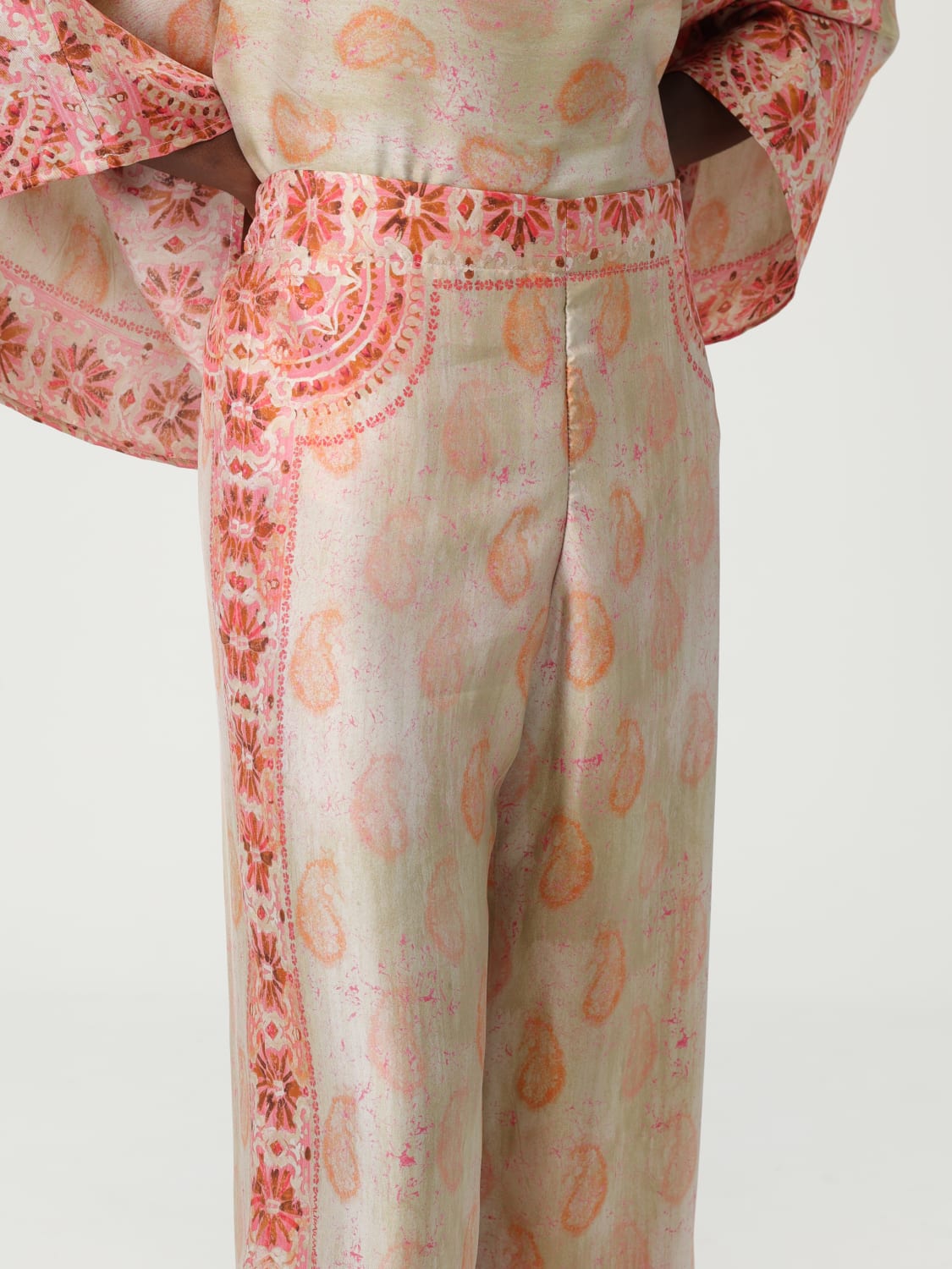 パンツ MALIPARMI Woman Pants Beige JH720031029 B1290 MALIPARMI: Pants woman - Beige | Maliparmi pants JH720031029