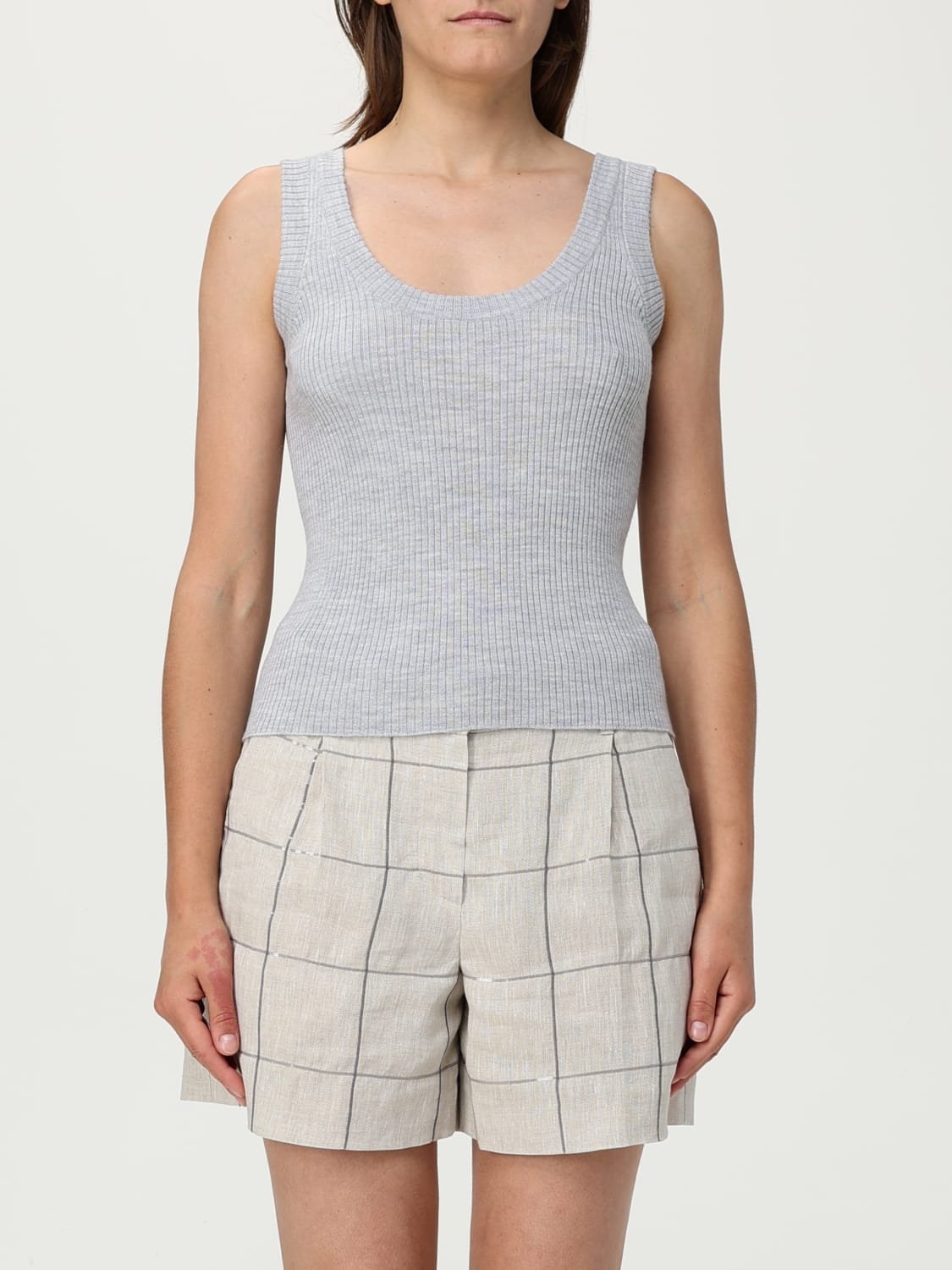 ジャケット BRUNELLO CUCINELLI Woman Jacket Grey MLV110210 C072 BRUNELLO CUCINELLI: Jacket woman - Grey | Brunello Cucinelli