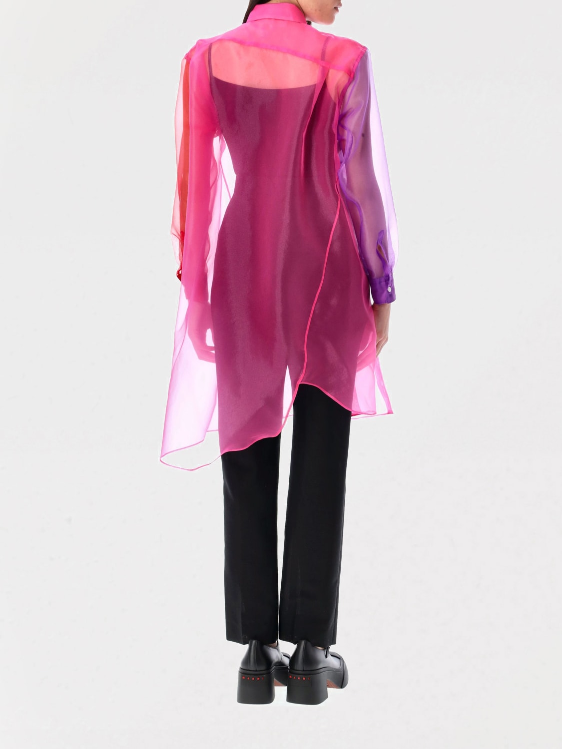 COMME DES GARÇONS CAMISA: Camiseta mujer Comme Des Garçons, Fucsia - Img 2