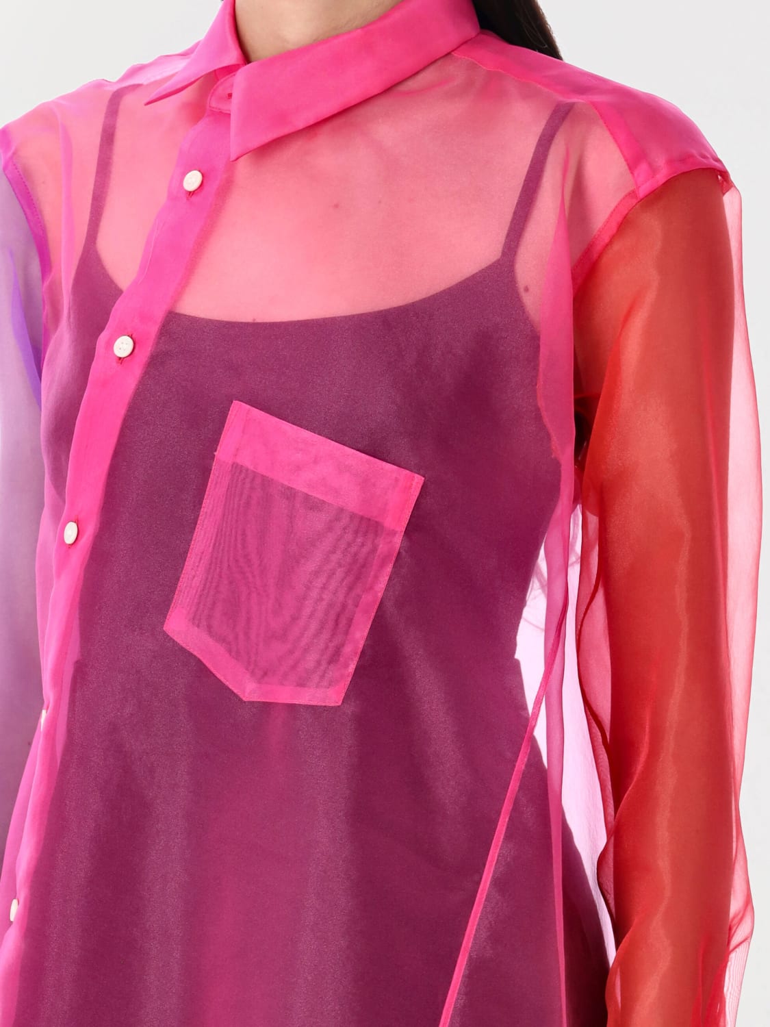 COMME DES GARÇONS CAMISA: Camiseta mujer Comme Des Garçons, Fucsia - Img 3