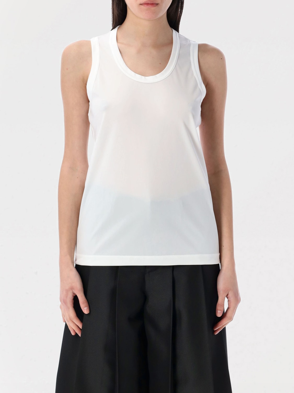COMME DES GARÇONS T-SHIRT: Top woman Comme Des Garçons, White - Img 1