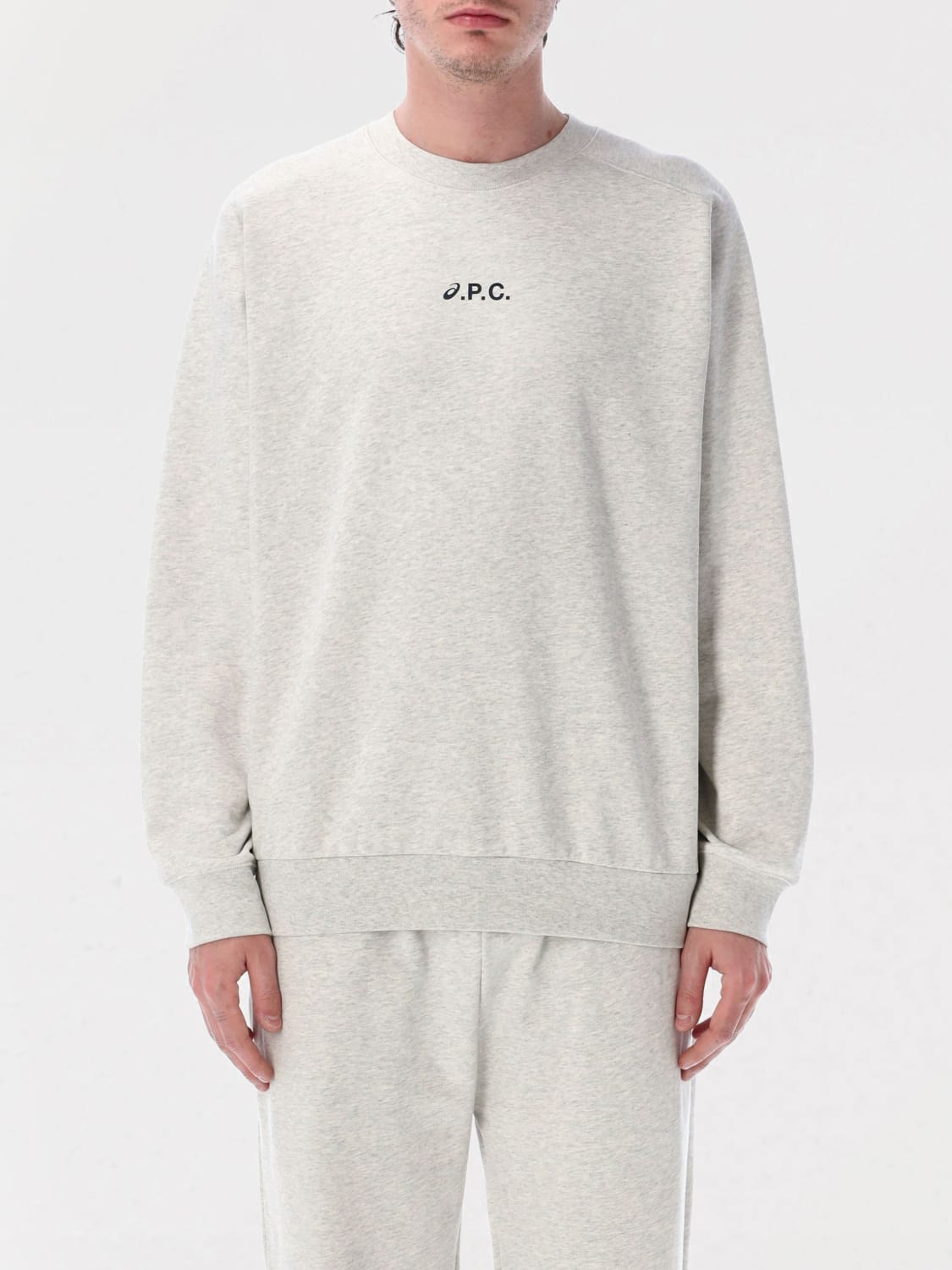 ASICS SWEATSHIRT: Sweatshirt men Asics, Grey - Img 1