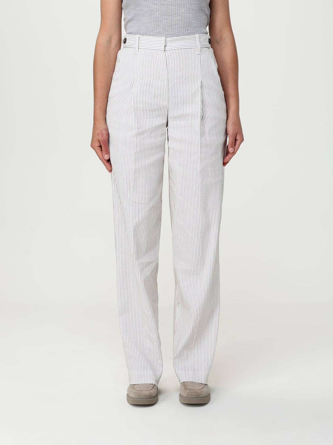 パンツ BRUNELLO CUCINELLI Woman Pants Tobacco MH543P8817 C1080 BRUNELLO CUCINELLI: Pants woman - Tobacco | Brunello