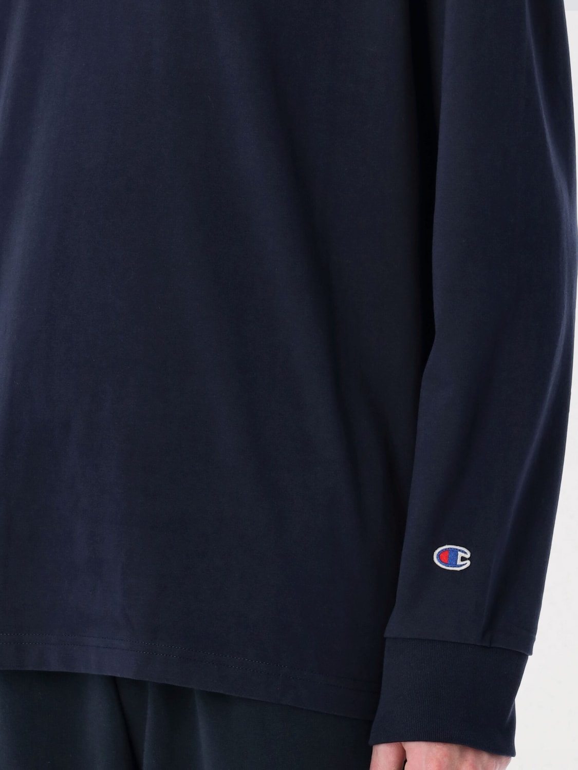 CHAMPION T-SHIRT: T-shirt Champion in cotone , Blue - Img 3