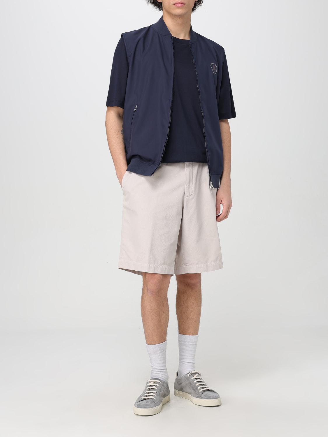 Tシャツ・カットソー BRUNELLO CUCINELLI Men T-shirt Navy MD8211308 C4425 BRUNELLO CUCINELLI: T-shirt men - Navy | Brunello Cucinelli