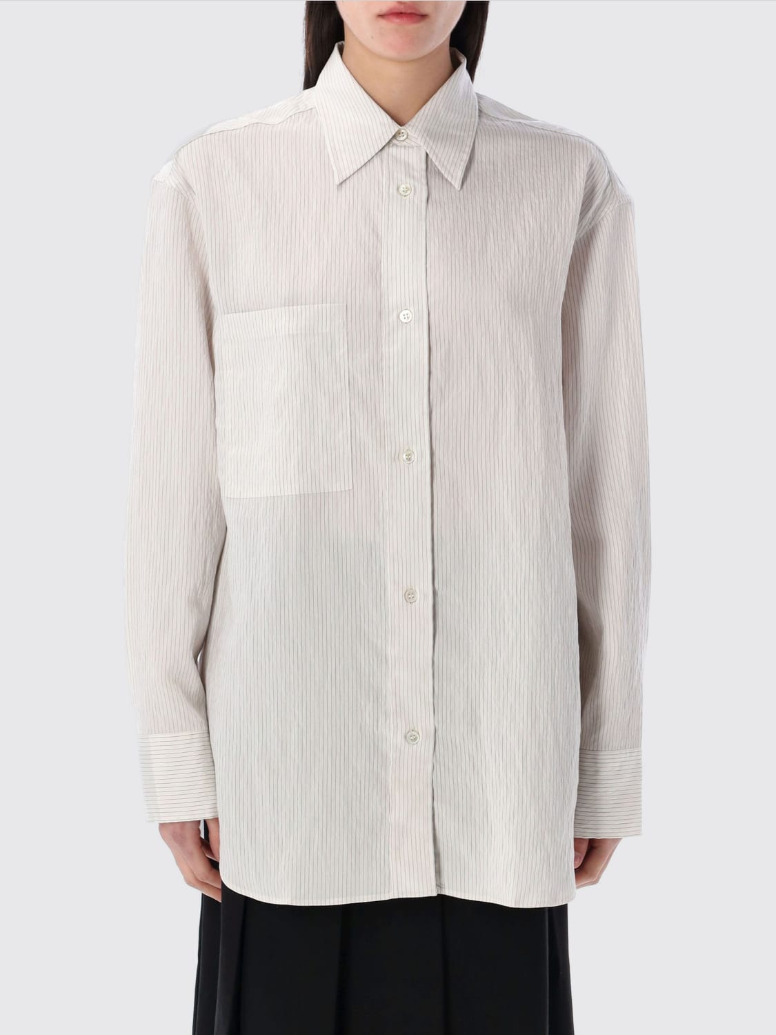 STUDIO NICHOLSON HEMDBLUSE: T-shirt damen Studio Nicholson, Schwarz - Img 1