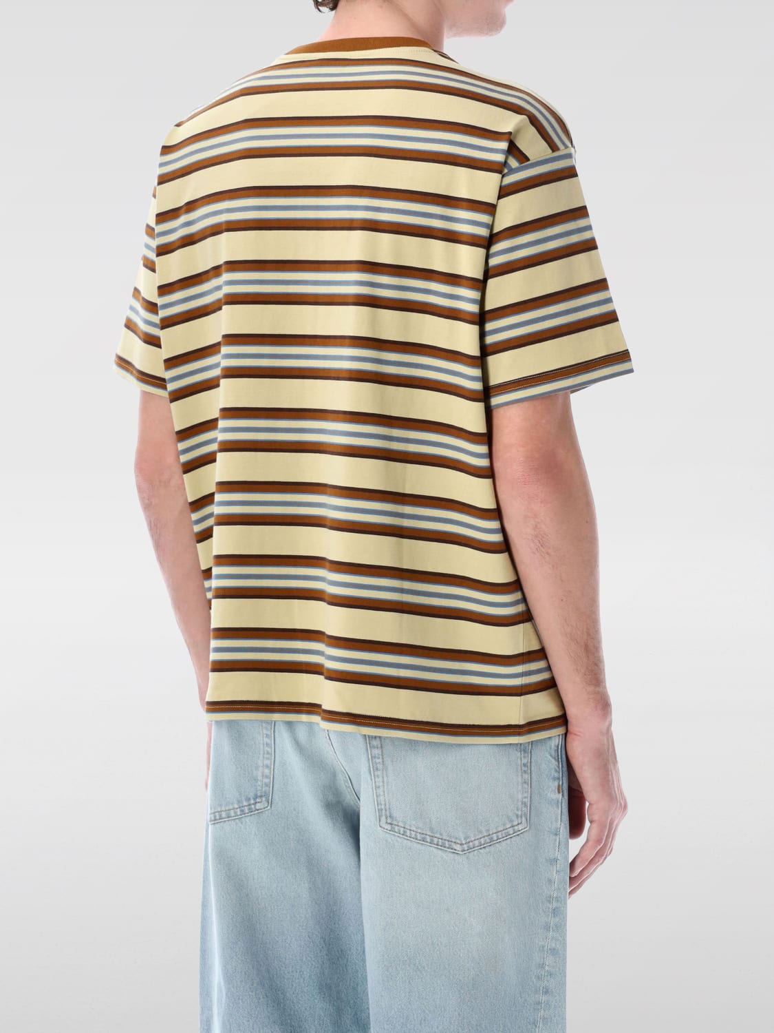 HUF T-SHIRT: T-shirt men Huf, Cream - Img 2