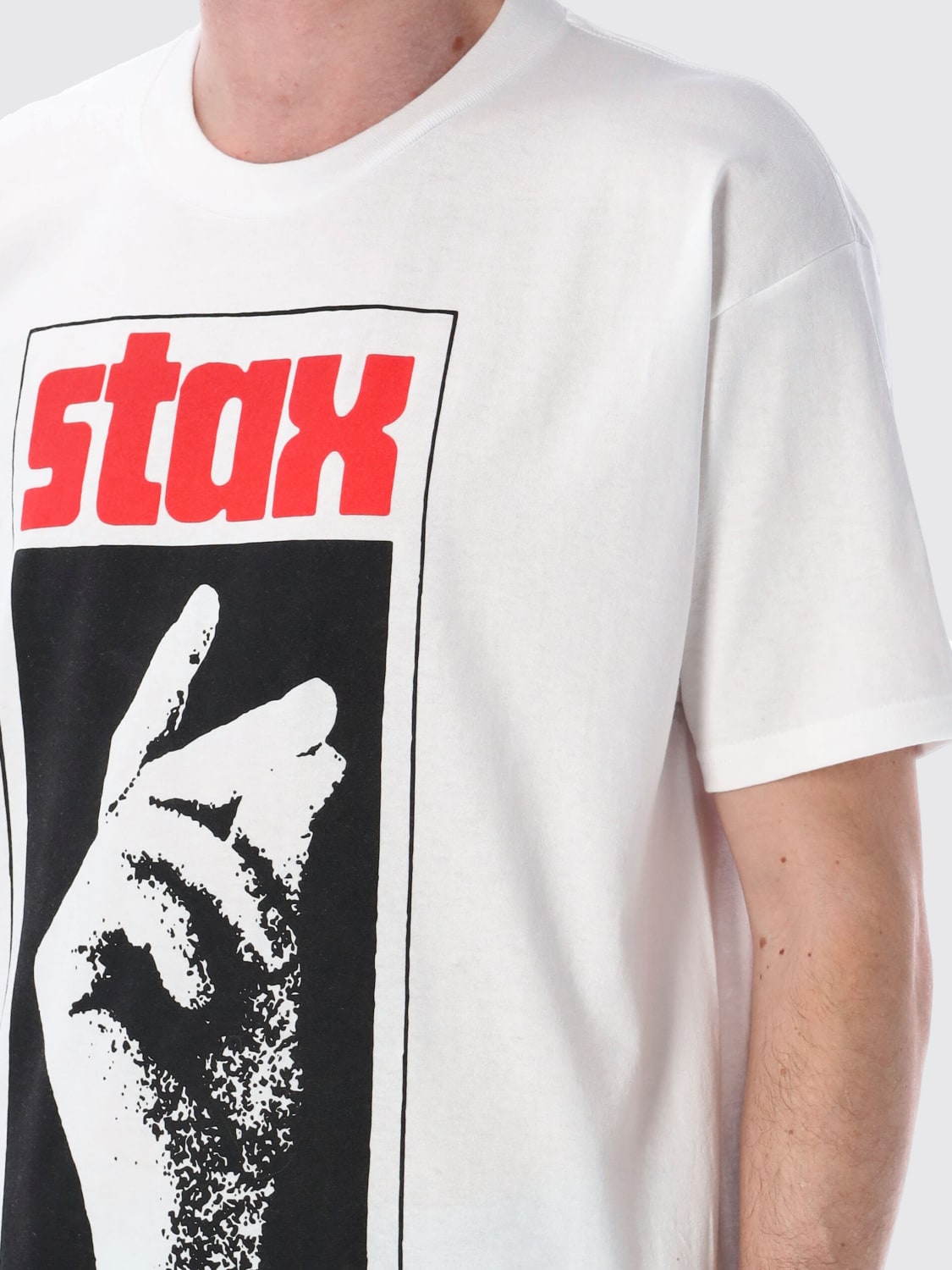 HUF T-SHIRT: T-shirt men Huf, White - Img 3