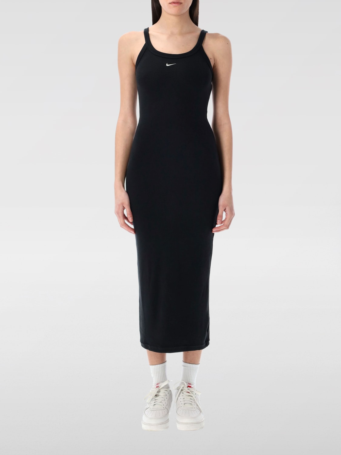 ワンピース NIKE Woman Dress Black HJ0710 010 Shop Nike Chill Knit Mini Rib Tank Dress HJ0710-010 black