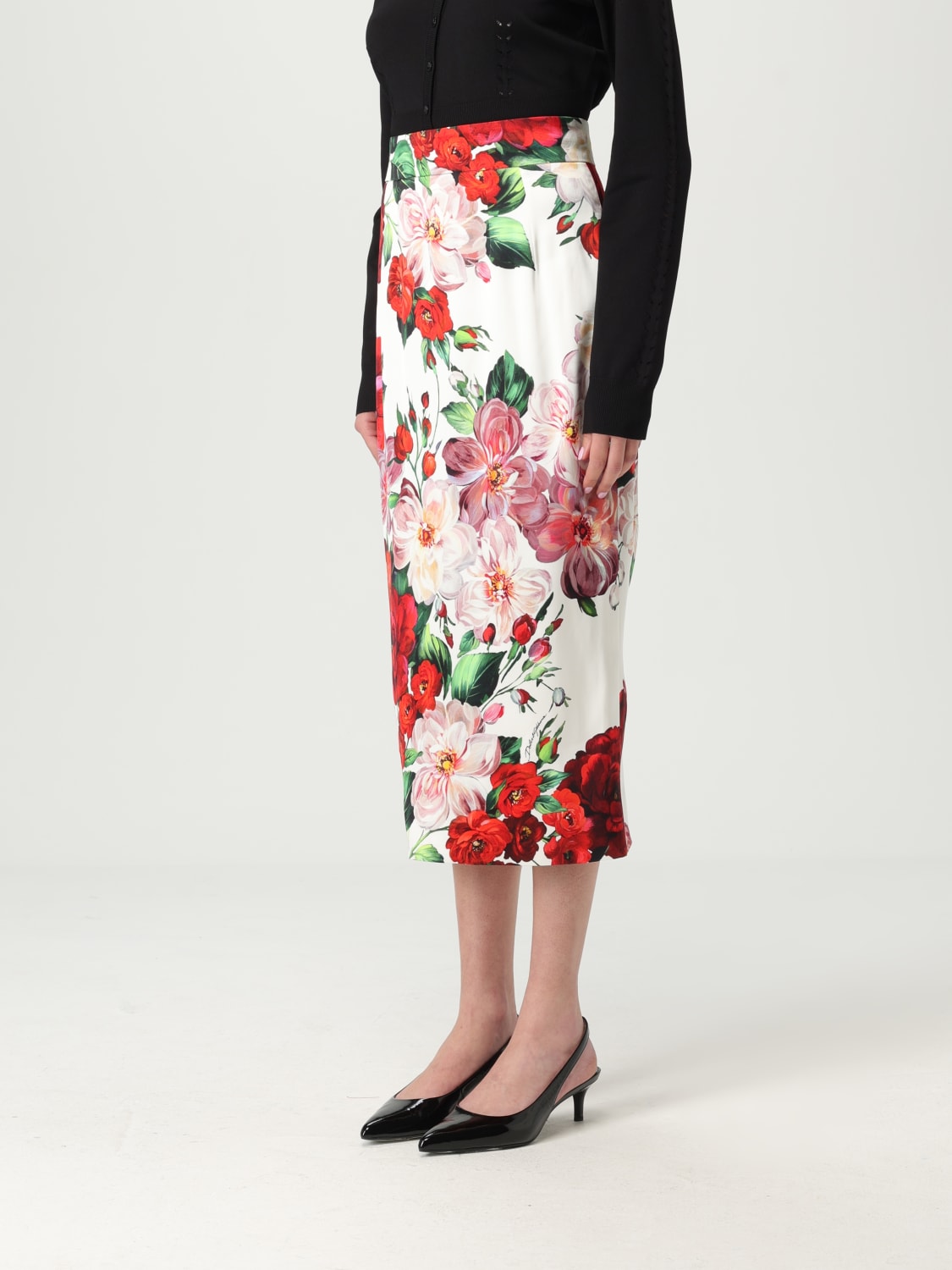 DOLCE & GABBANA: Skirt woman - White | Dolce & Gabbana skirt