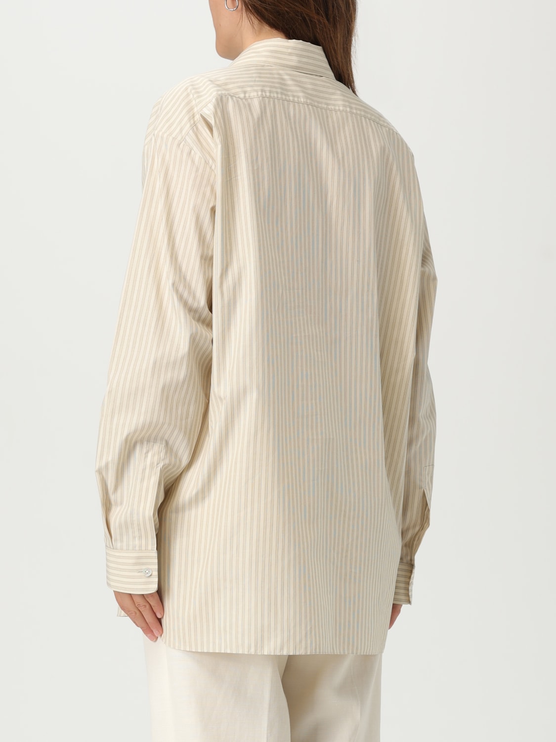 THE ROW CHEMISE: Top femme The Row, Beige - Img 3