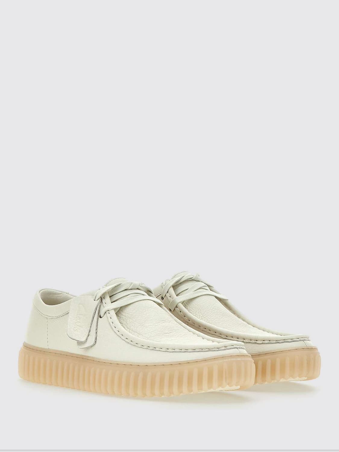 CLARKS BROGUE SHOES: Brogue shoes men Clarks, White - Img 2