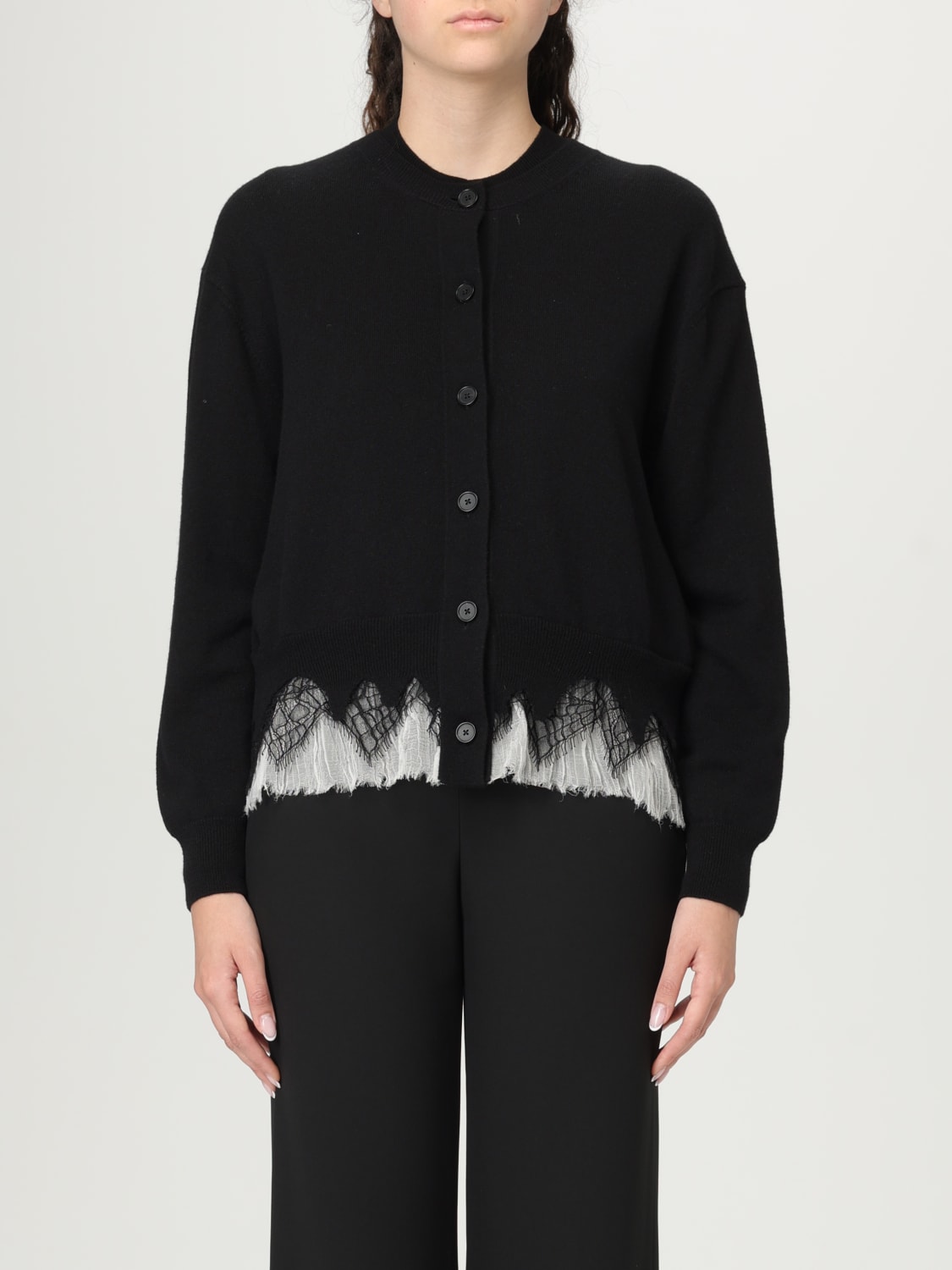MCQUEEN SWEATER: Sweater woman McQueen, Black - Img 1