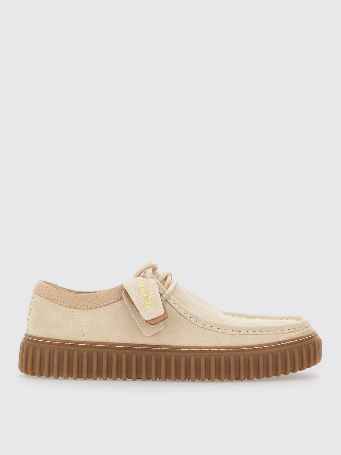 CLARKS BROGUE SHOES: Brogue shoes men Clarks, Beige - Img 1