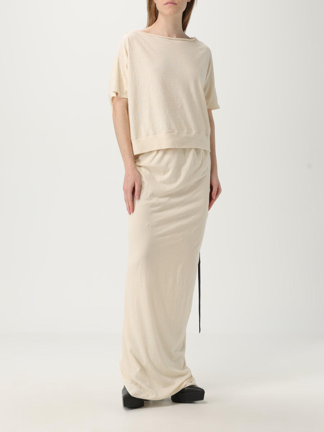 RICK OWENS DRKSHDW TOP: Top woman Rick Owens Drkshdw, Beige - Img 2