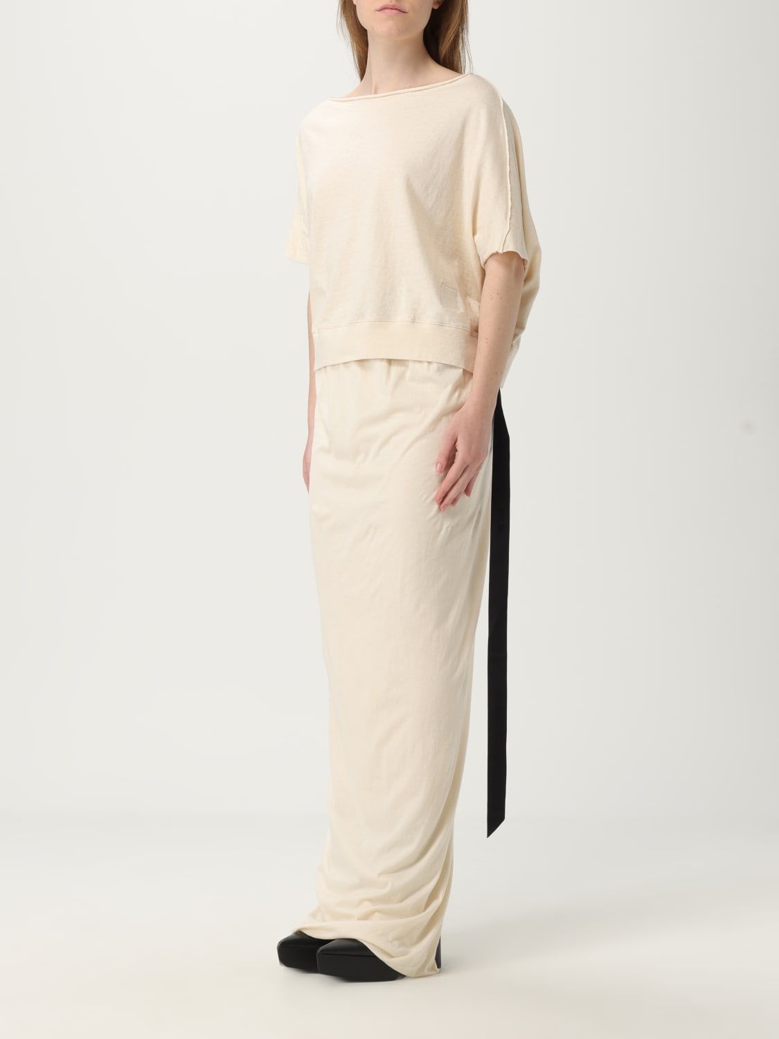 RICK OWENS DRKSHDW TOP: Top woman Rick Owens Drkshdw, Beige - Img 4