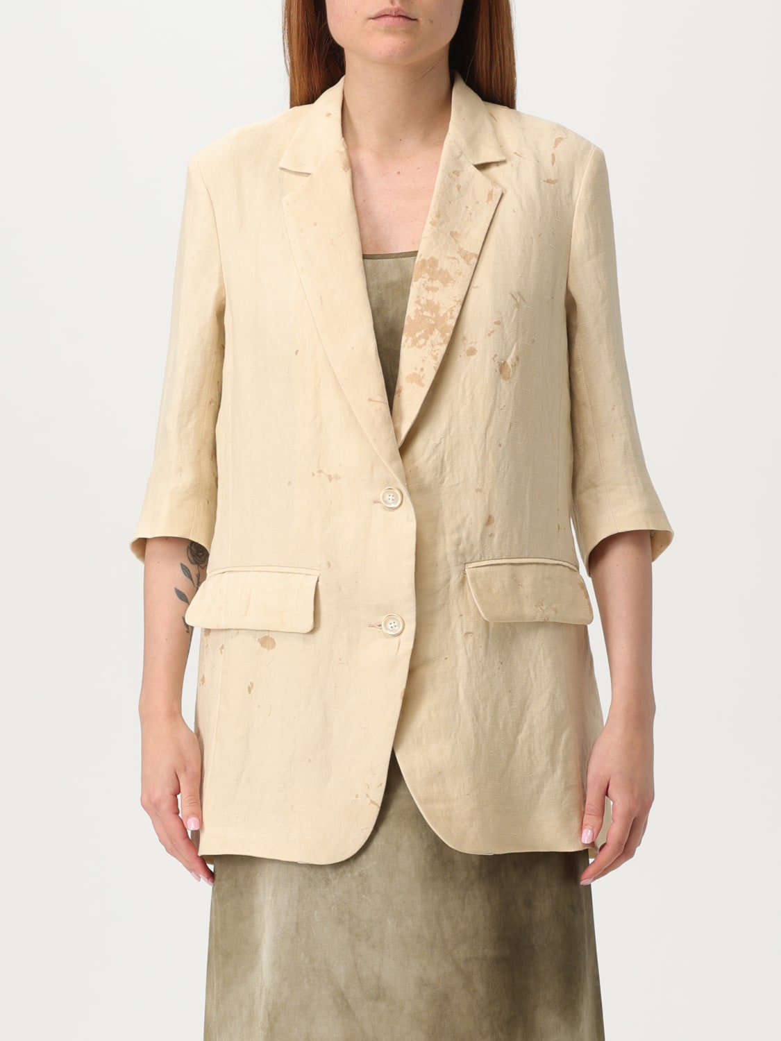 アウターその他 UMA WANG Woman Blazer Beige UW6002 UW200 UMA WANG – tagged 