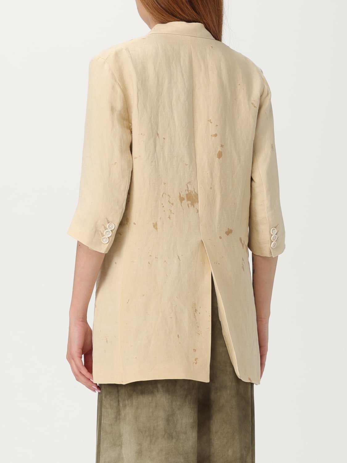 ジャケット UMA WANG JACKET (UP6002 UW900) UMA WANG: Jacket woman - Beige | Uma Wang blazer UW6002