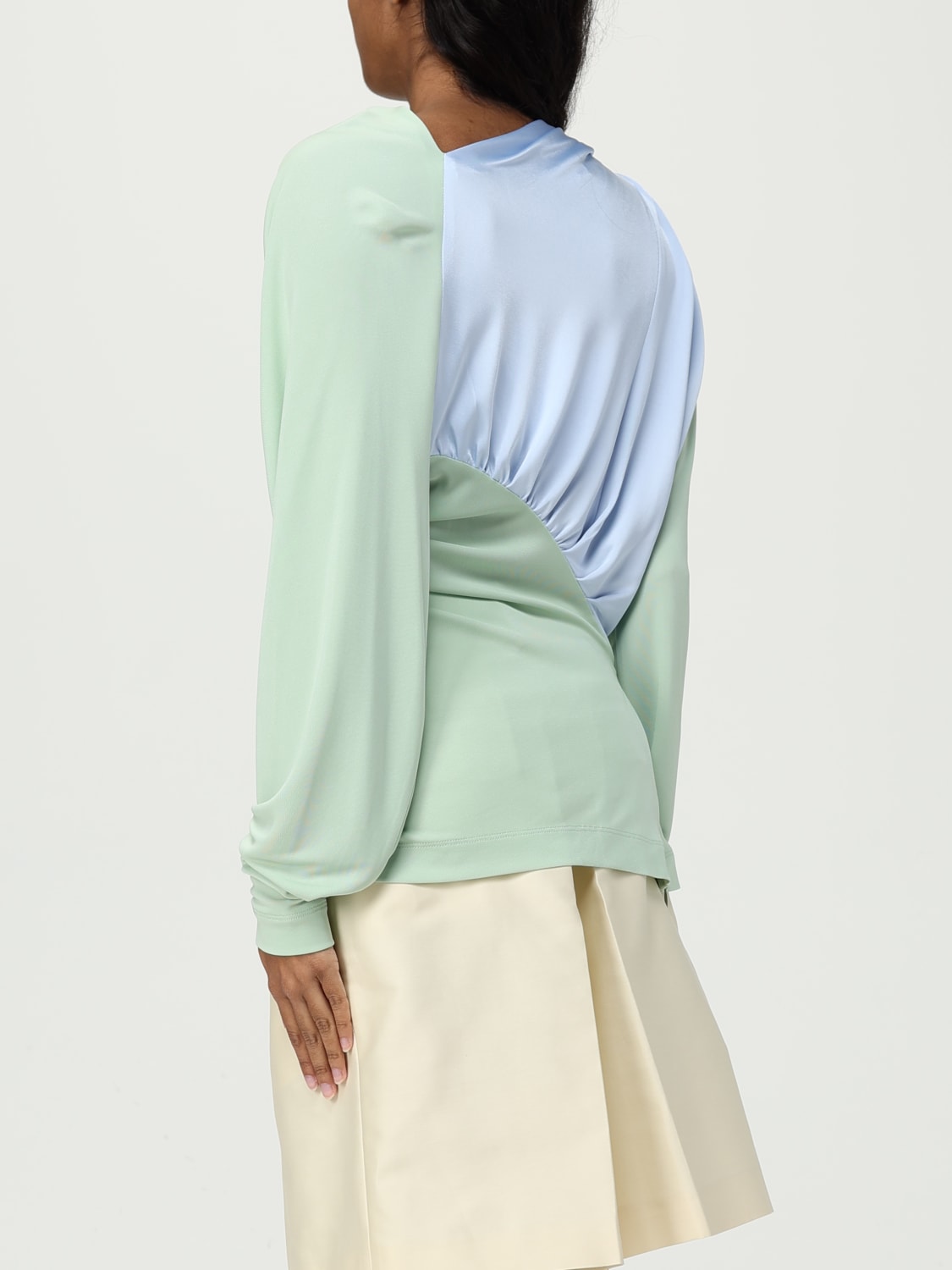 VICTORIA VICTORIA BECKHAM TOP E BLUSE: Blusa Victoria Victoria Beckham in viscosa , Fantasia - Img 2