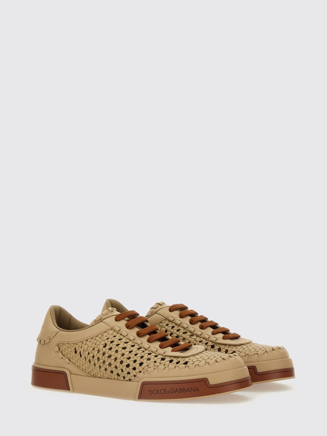 DOLCE & GABBANA SNEAKERS: Sneakers men Dolce & Gabbana, Beige - Img 2