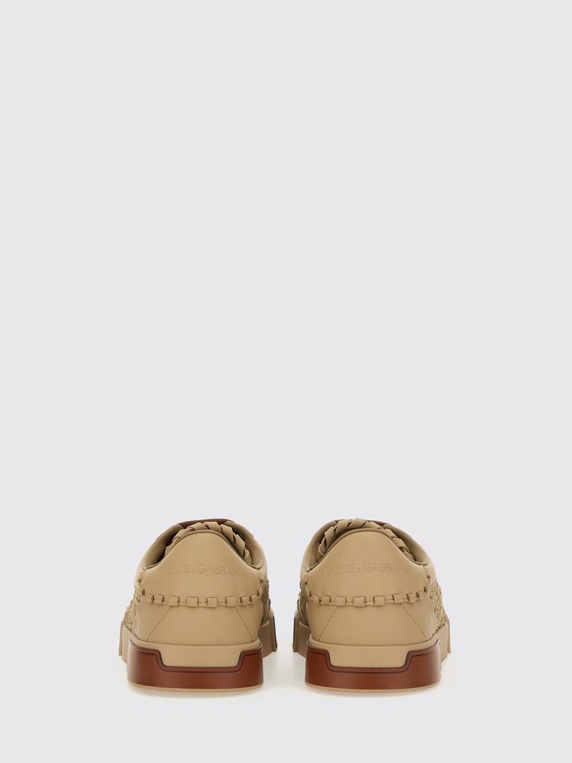 DOLCE & GABBANA SNEAKERS: Sneakers men Dolce & Gabbana, Beige - Img 3