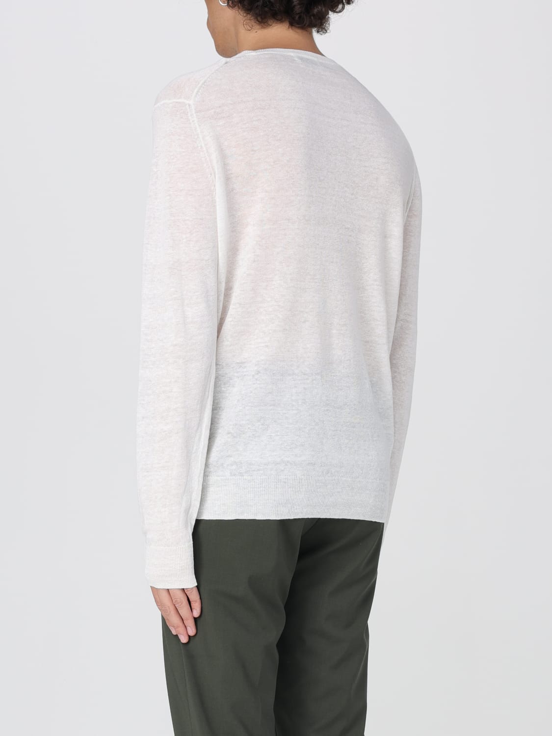 BALLANTYNE SWEATER: Ballantyne men's sweater, White - Img 2