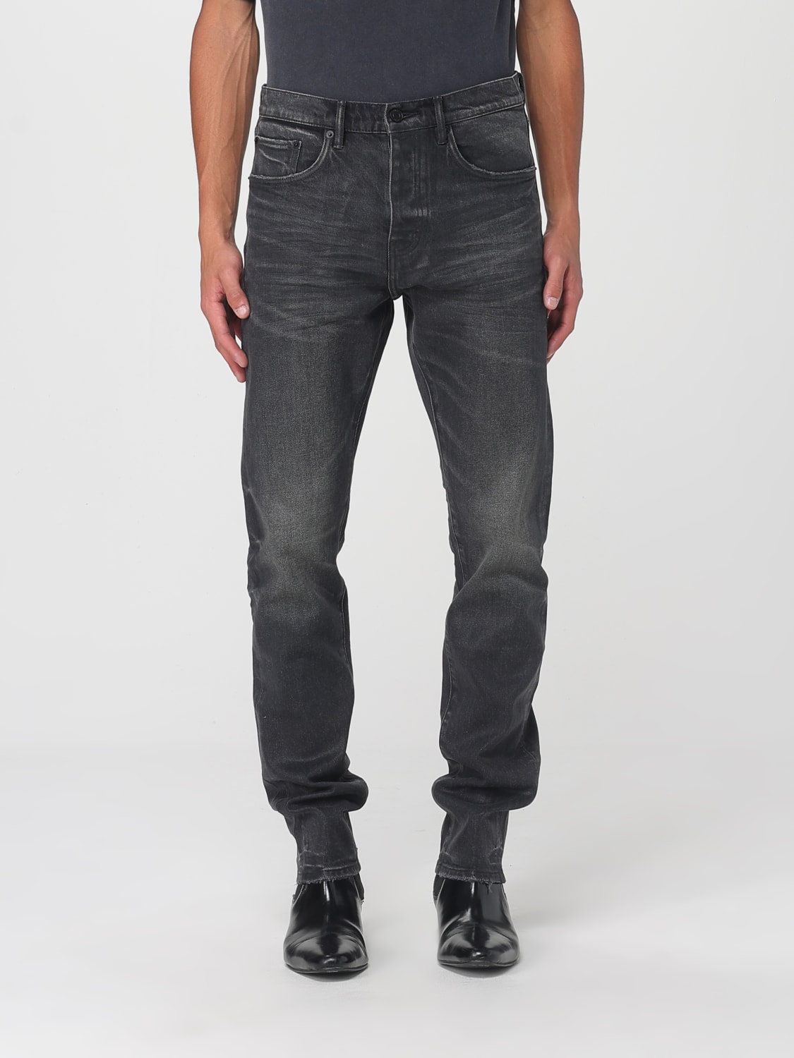 デニム・ジーパン PURPLE BRAND Men Denim Pants P005DDCV125BLACK Black PURPLE: Jeans men Brand - Black | Purple jeans P005DDCV125