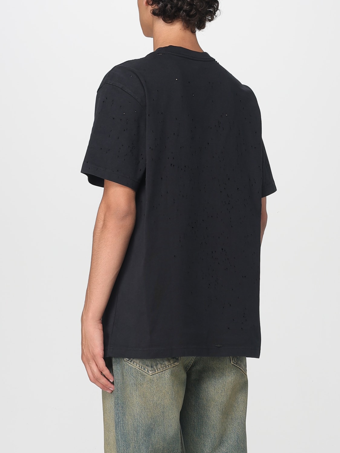 Tシャツ・カットソー PURPLE BRAND Men T Shirts P117HBBT125BLACK Black PURPLE: T-shirt men Brand - Black | Purple t-shirt