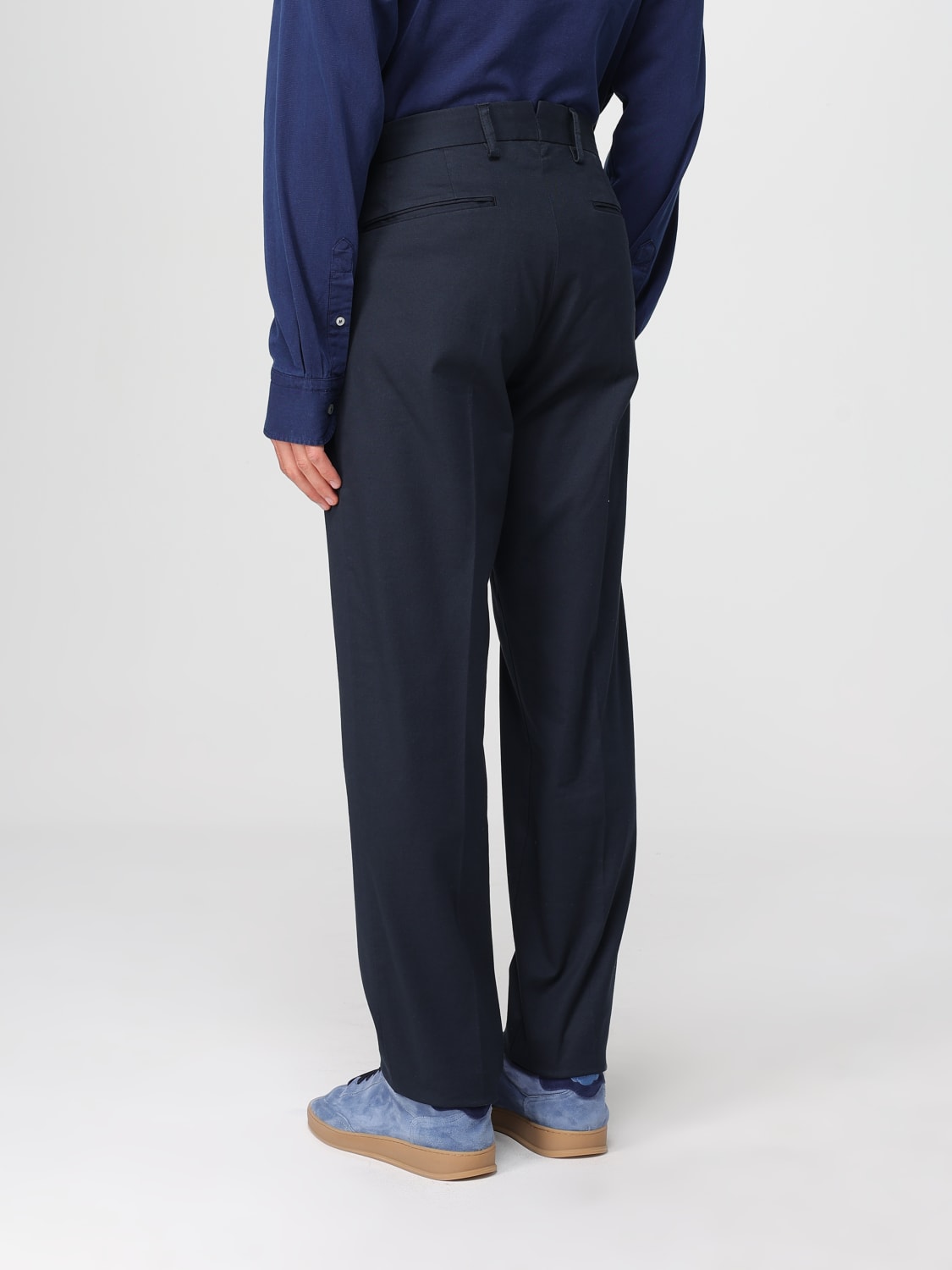 INCOTEX PANTALONI: Pantalone chino Incotex in cotone stretch , Blue - Img 2