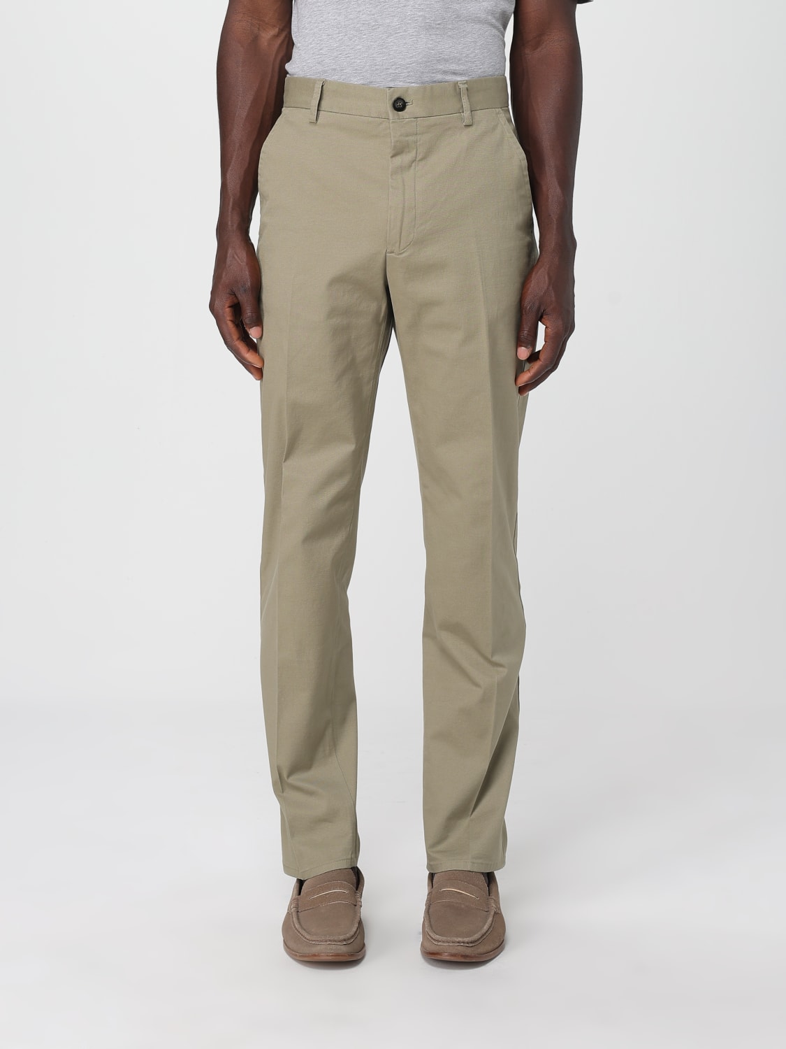INCOTEX TROUSERS: Trousers men Incotex, Green - Img 1