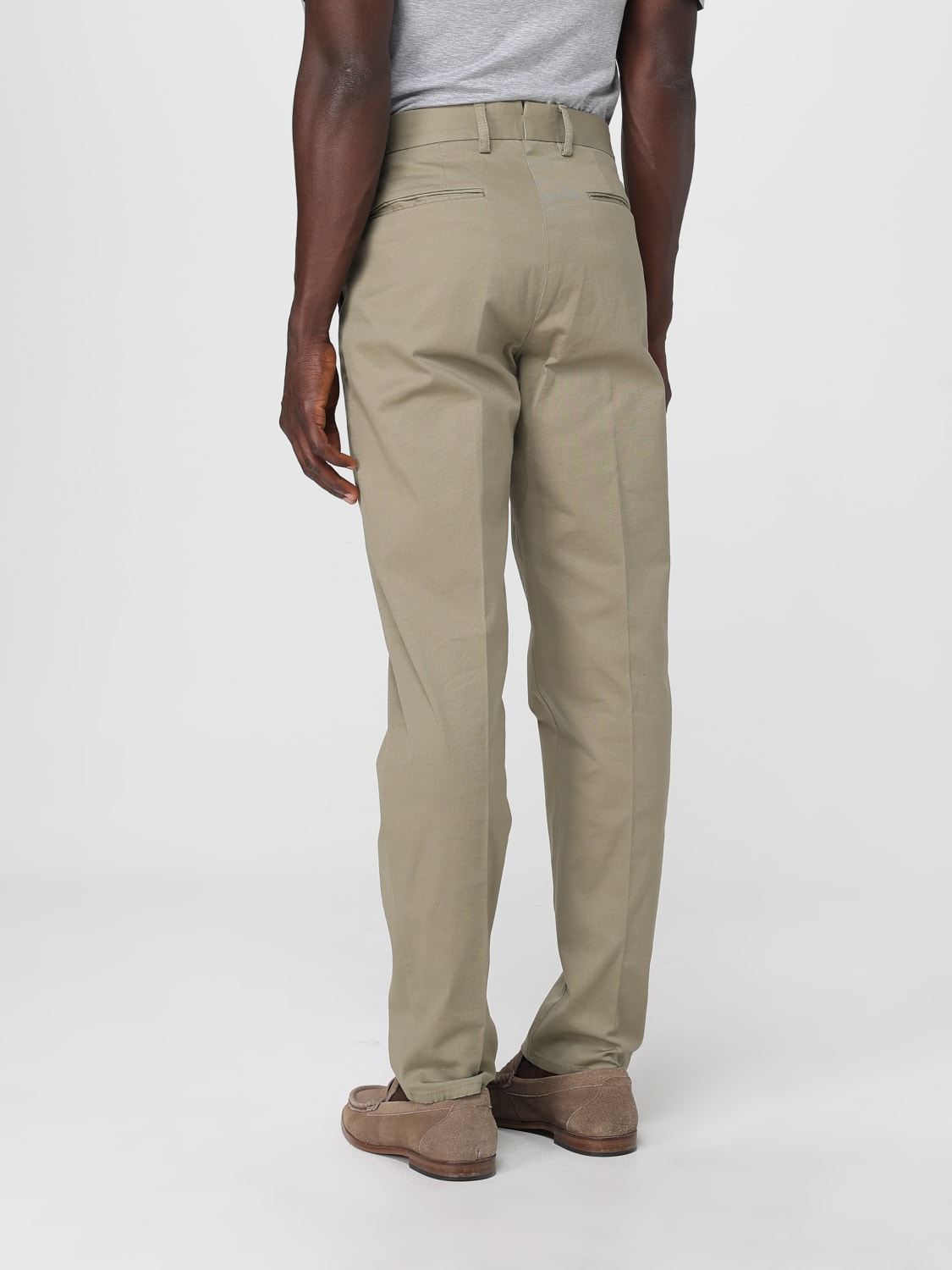 INCOTEX TROUSERS: Trousers men Incotex, Green - Img 2