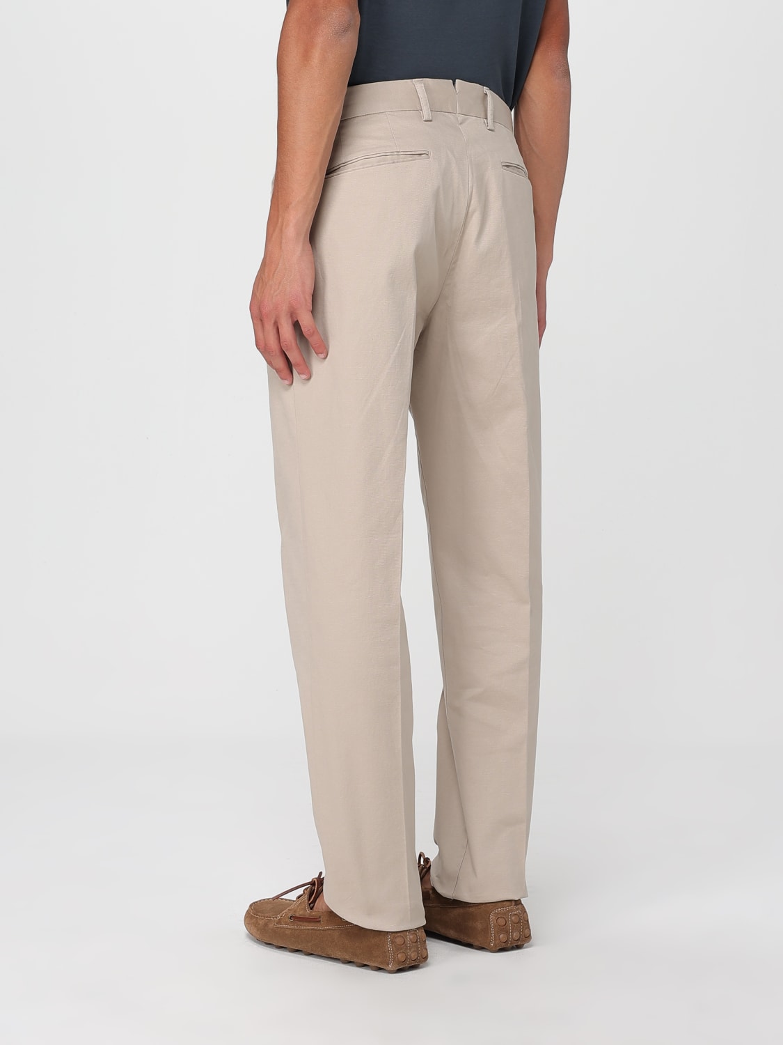 INCOTEX PANTALONI: Pantalone chino Incotex in cotone stretch , Beige - Img 2