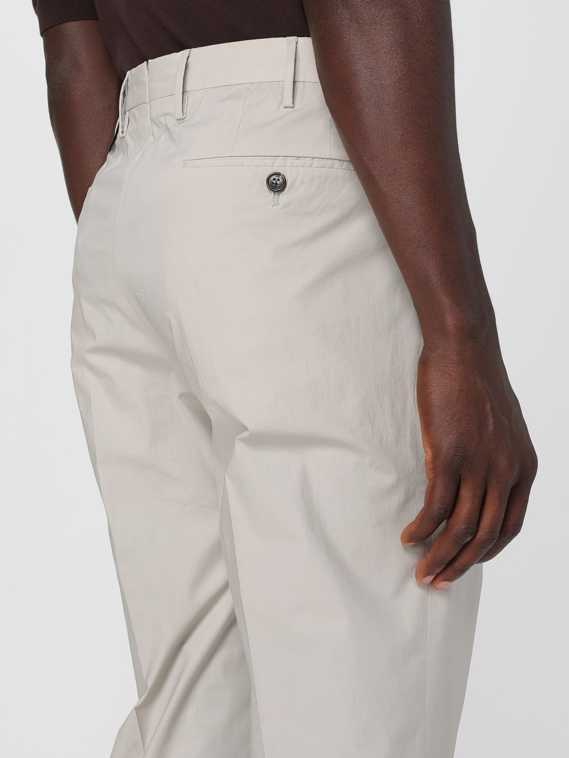 INCOTEX: Pants men - Grey | Incotex pants ZX541W9208B online