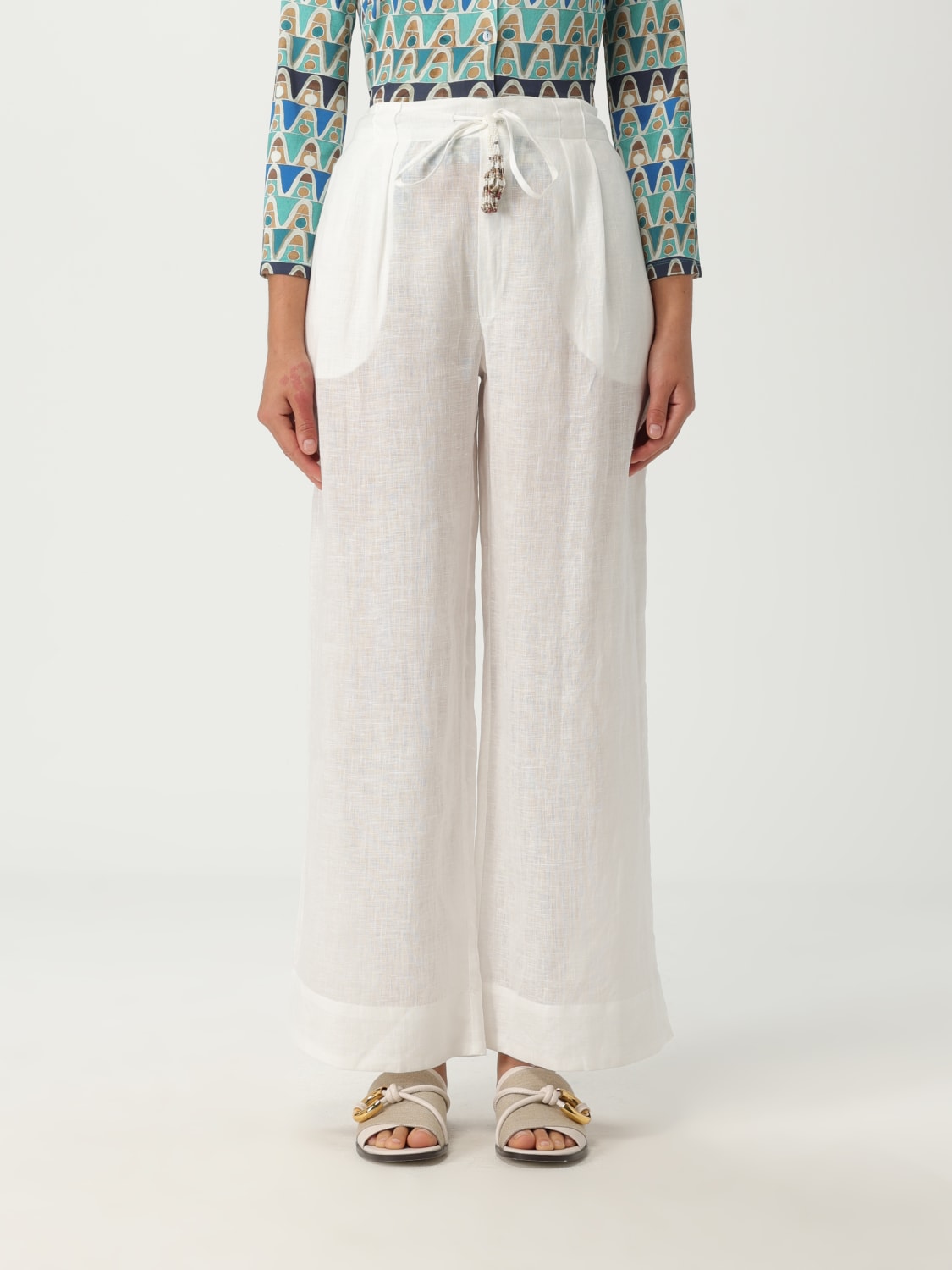 パンツ MALIPARMI Woman Pants Black JH757640107 10000 MALIPARMI: Pants woman - Black | Maliparmi pants JH757640107