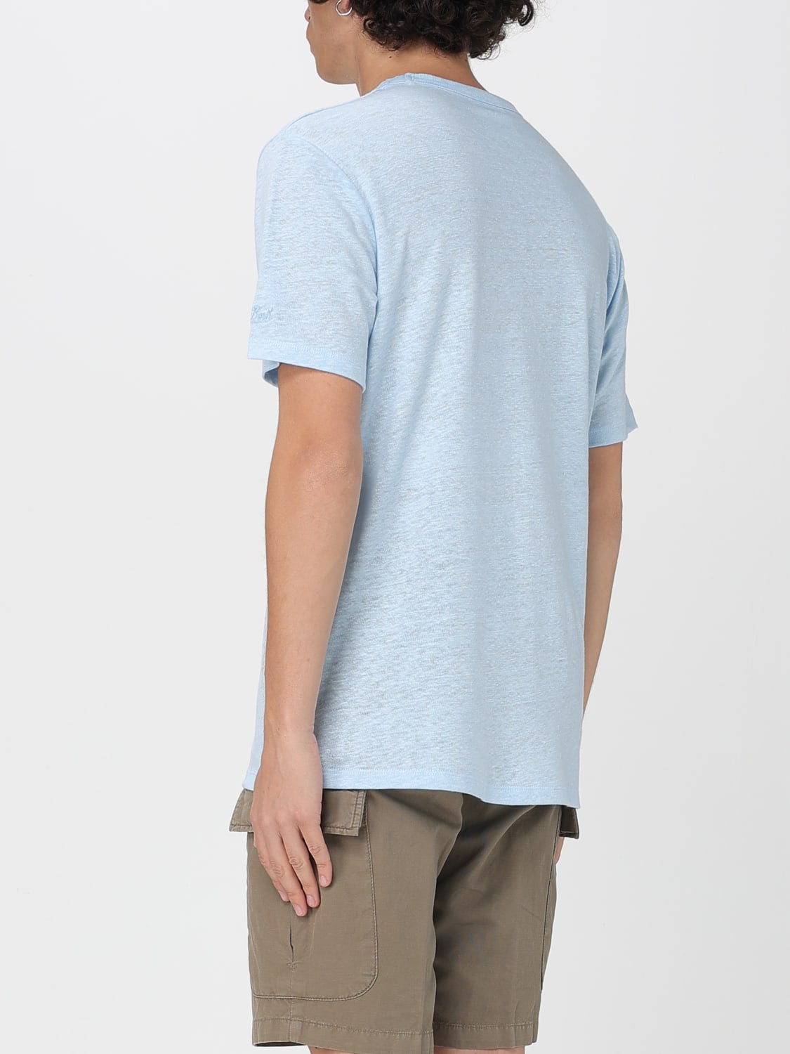 MC2 SAINT BARTH T-SHIRT: T-shirt men Mc2 Saint Barth, Gnawed Blue - Img 2