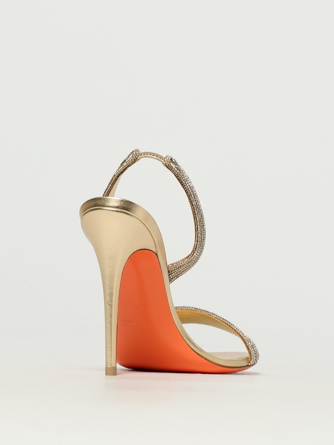 シューズ・サンダルその他 SANTONI Woman Heeled sandals Gold WHLL71643HA2TTRW O35 SANTONI: Heeled sandals woman - Gold | Santoni heeled