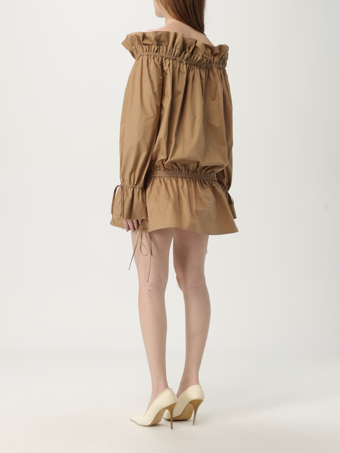 SAINT LAURENT KLEID: Kleider damen Saint Laurent, Beige - Img 2