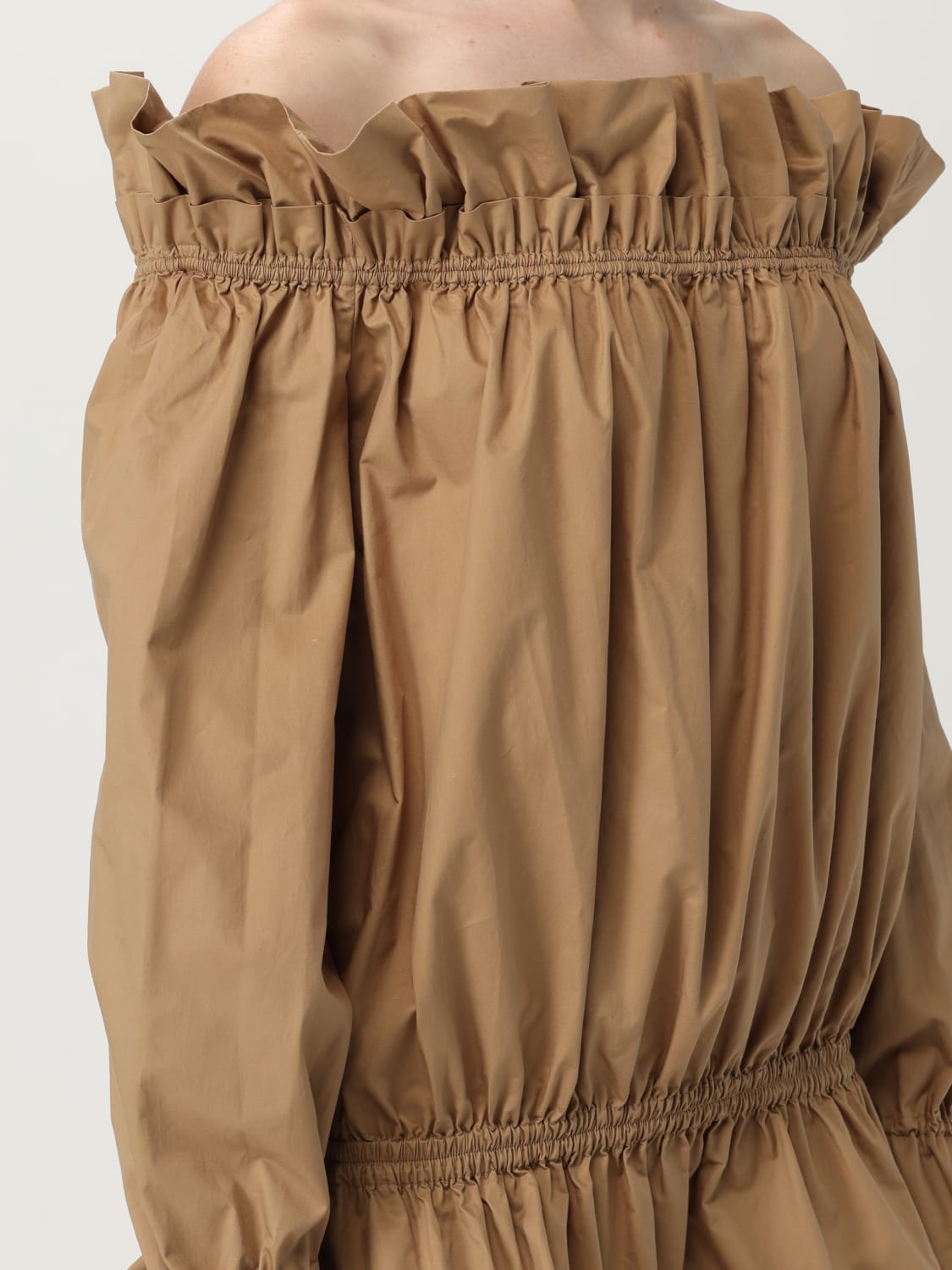 SAINT LAURENT KLEID: Kleider damen Saint Laurent, Beige - Img 4